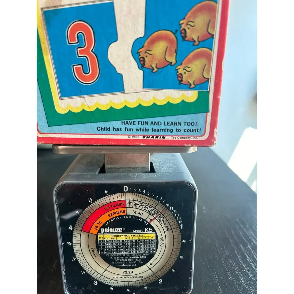 Vintage kids puzzle- made in USA- 1985- includes box- had signs of wear- numbers